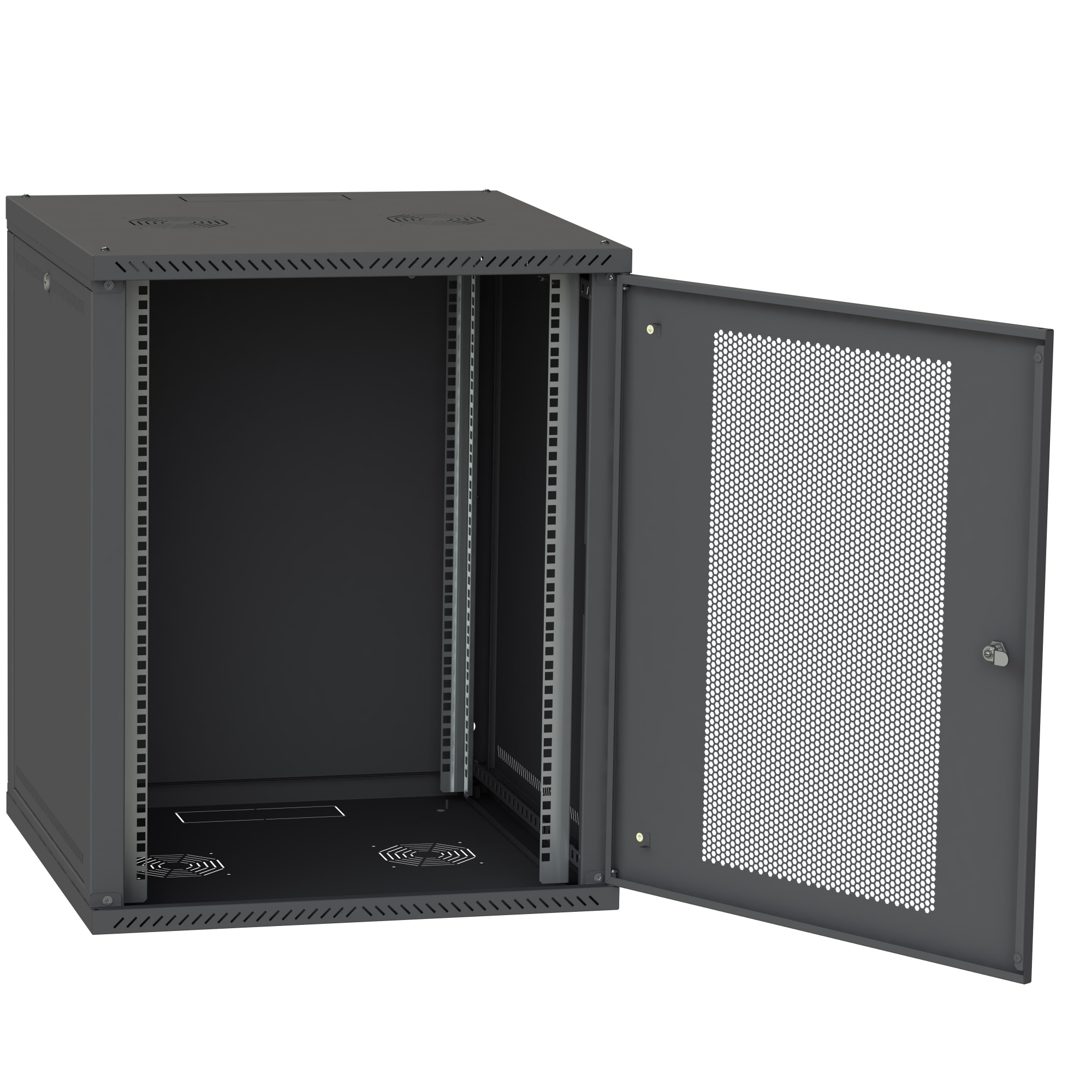 СЕРВЕРНЫЙ ШКАФ СН-22U 600Х600 ПЕРФОРАЦИЯ RAL9005