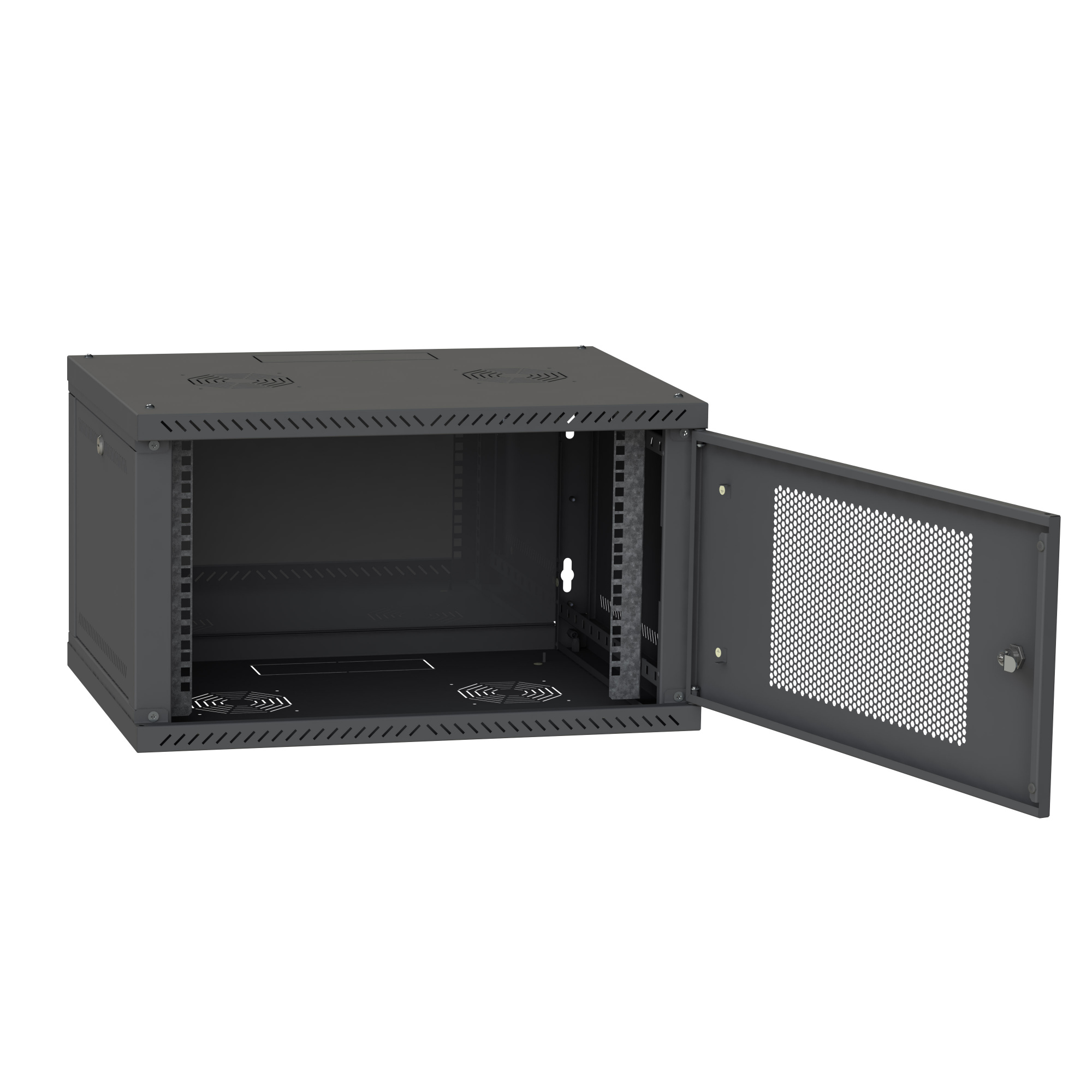 СЕРВЕРНЫЙ ШКАФ СН-6U 600X600 ПЕРФОРАЦИЯ RAL9005