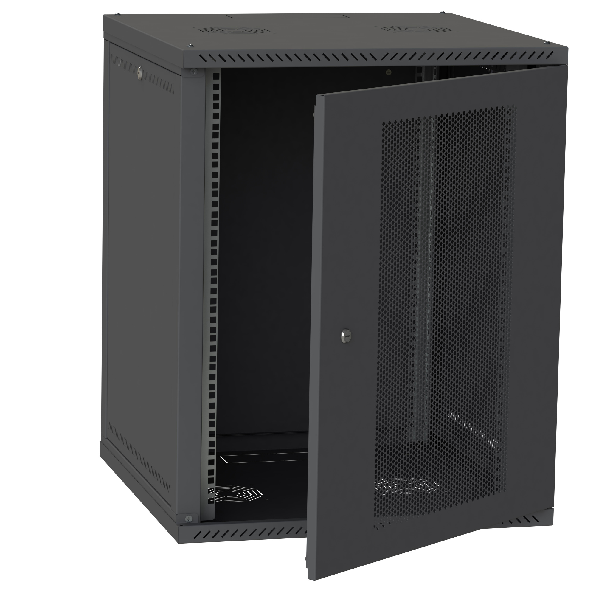 СЕРВЕРНЫЙ ШКАФ СН-22U 600Х600 ПЕРФОРАЦИЯ RAL9005