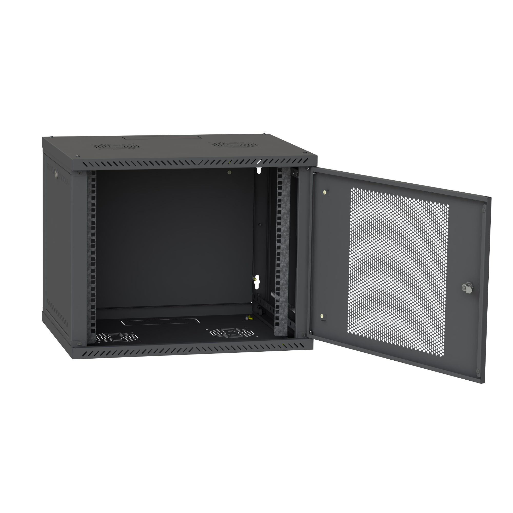 СЕРВЕРНЫЙ ШКАФ СН-9U 600Х600 ПЕРФОРАЦИЯ RAL9005